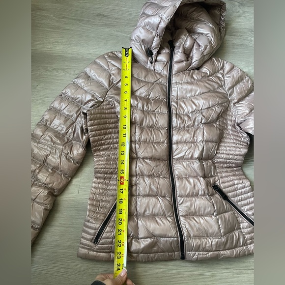 Calvin Klein rose gold packable down blend puffer coat jacket- medium - Picture 5 of 10